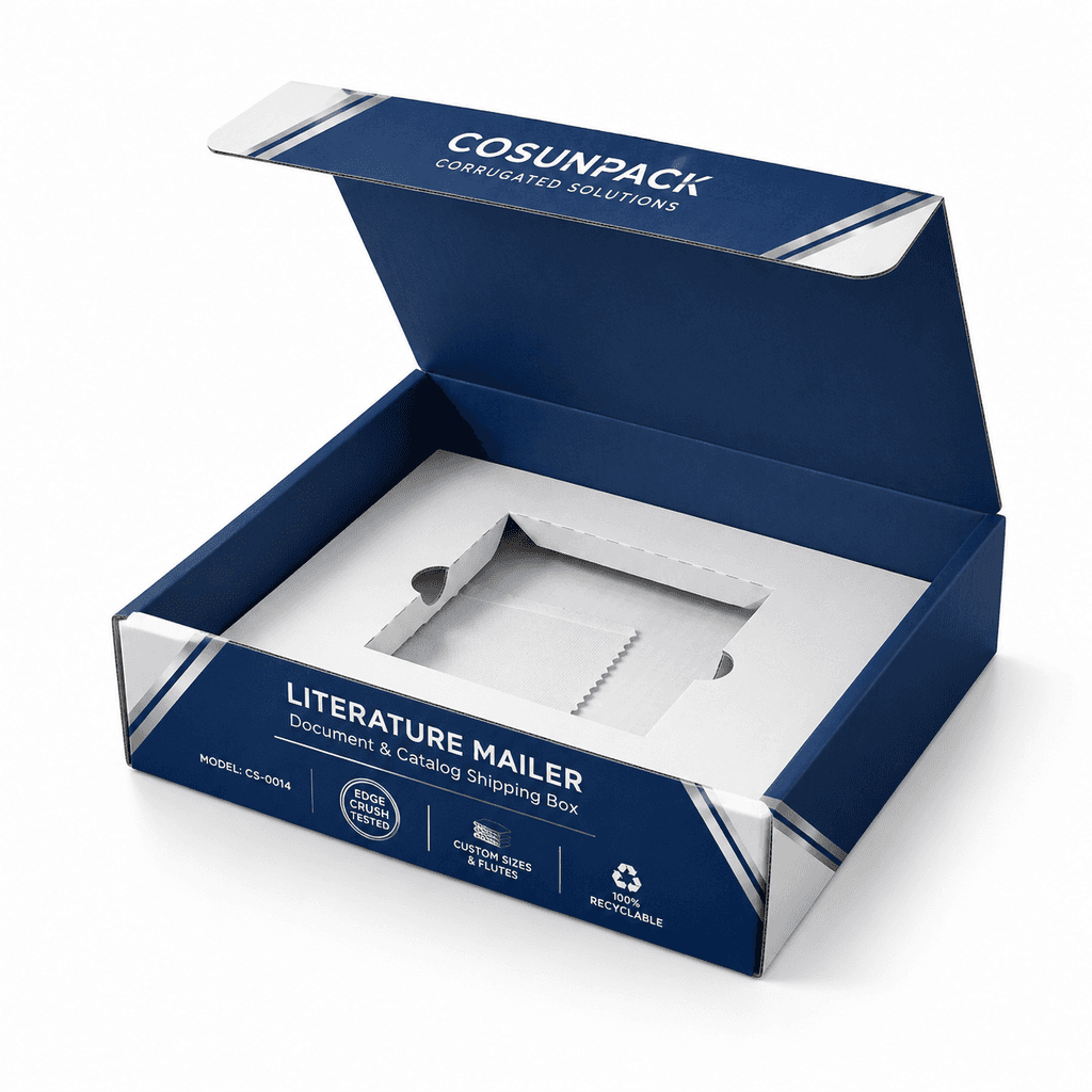 Cajas de envío de cartón ondulado personalizadas, cajas americanas RSC y estuches para e-commerce