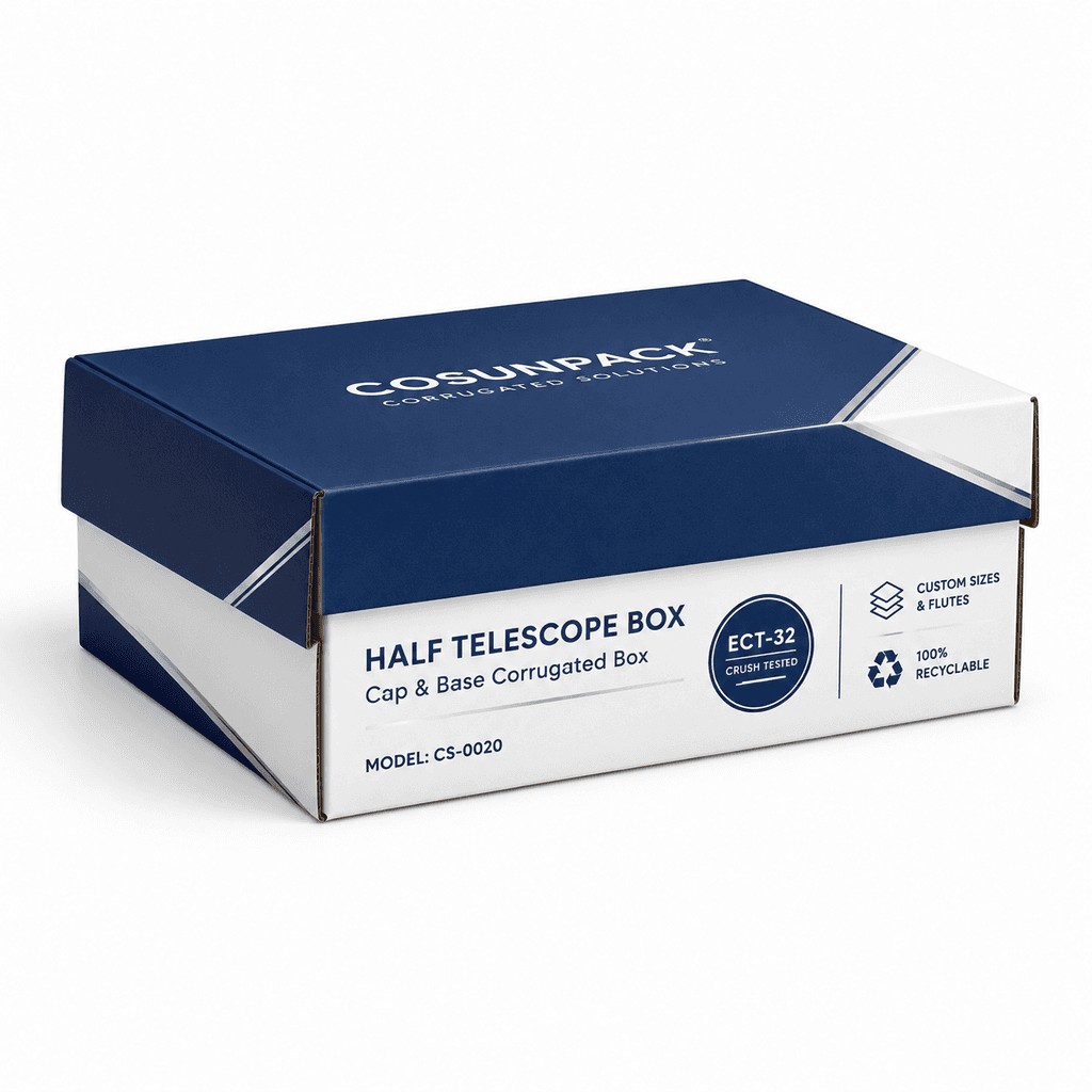 Cajas de envío de cartón ondulado personalizadas, cajas americanas RSC y estuches para e-commerce