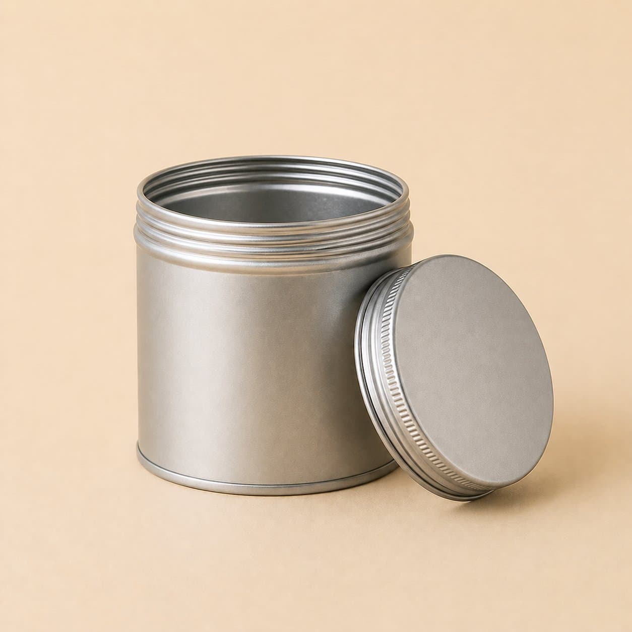 Round Screw Lid Tin