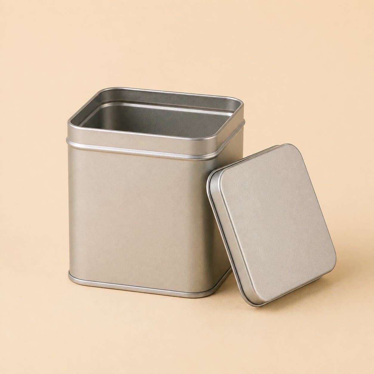 Square Slip Lid Tin