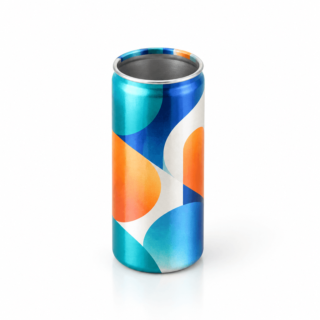 Latas de aluminio impresas a medida, recipientes metálicos herméticos con tapa de rosca
