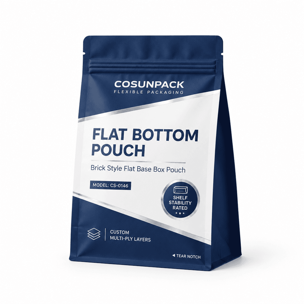 Bolsas doypack de alta barrera con autocierre hermético y envases flexibles aptos para alimentos