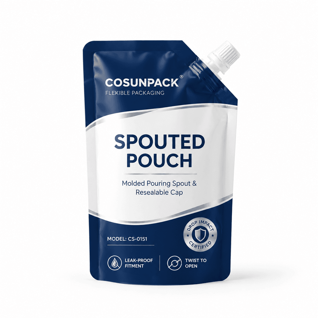 Bolsas doypack de alta barrera con autocierre hermético y envases flexibles aptos para alimentos