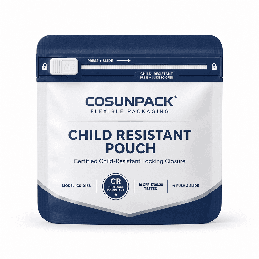 Bolsas doypack de alta barrera con autocierre hermético y envases flexibles aptos para alimentos