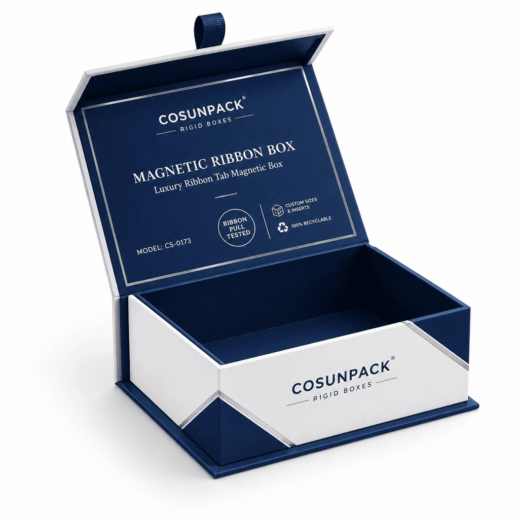 Coffrets cadeaux rigides haut de gamme à fermeture magnétique et boîtes de présentation de luxe
