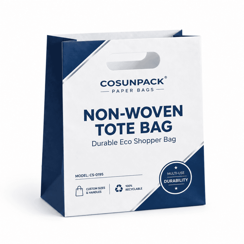 Bolsas de papel de lujo personalizadas con asas de cordón y cinta para tiendas minoristas