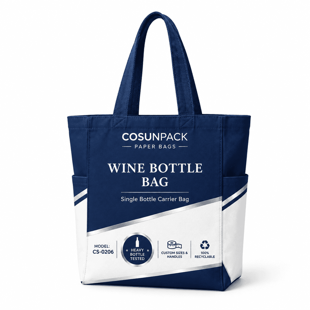 Bolsas de papel de lujo personalizadas con asas de cordón y cinta para tiendas minoristas