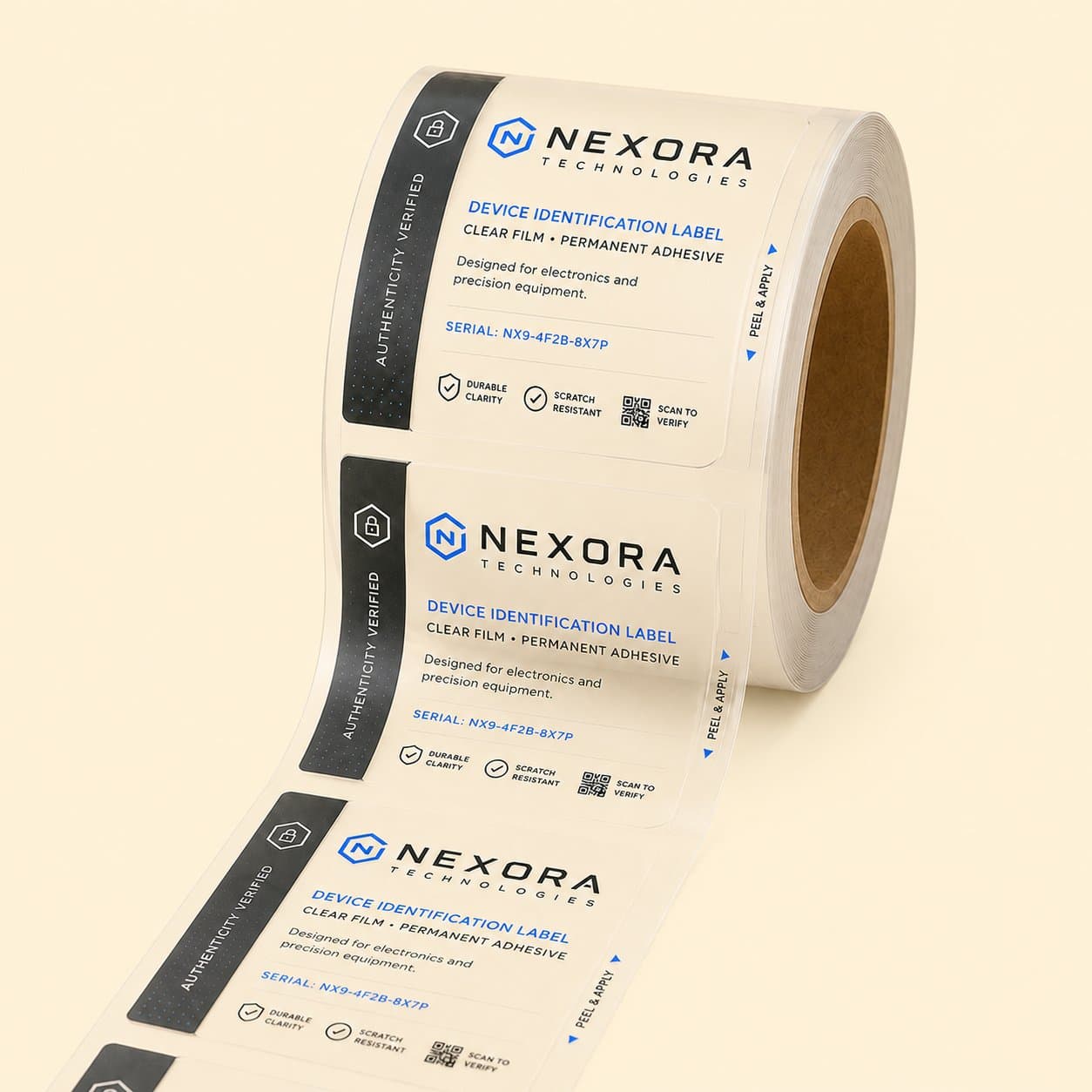 Clear Transparent Labels