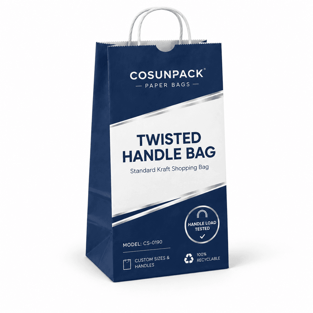 Bolsas de Papel Comerciales con Asas