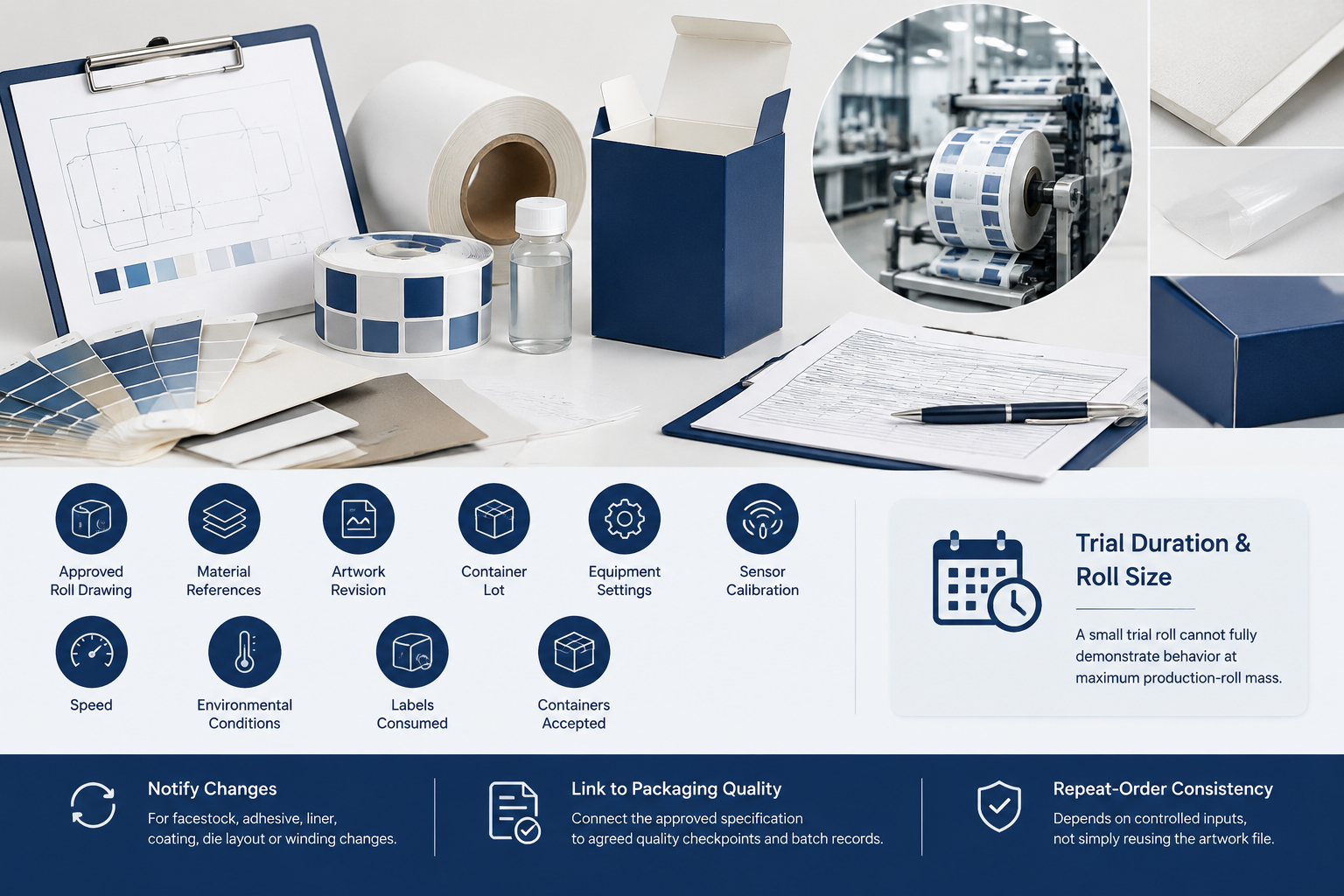 Record Trial Conditions and Repeat-Order Requirements