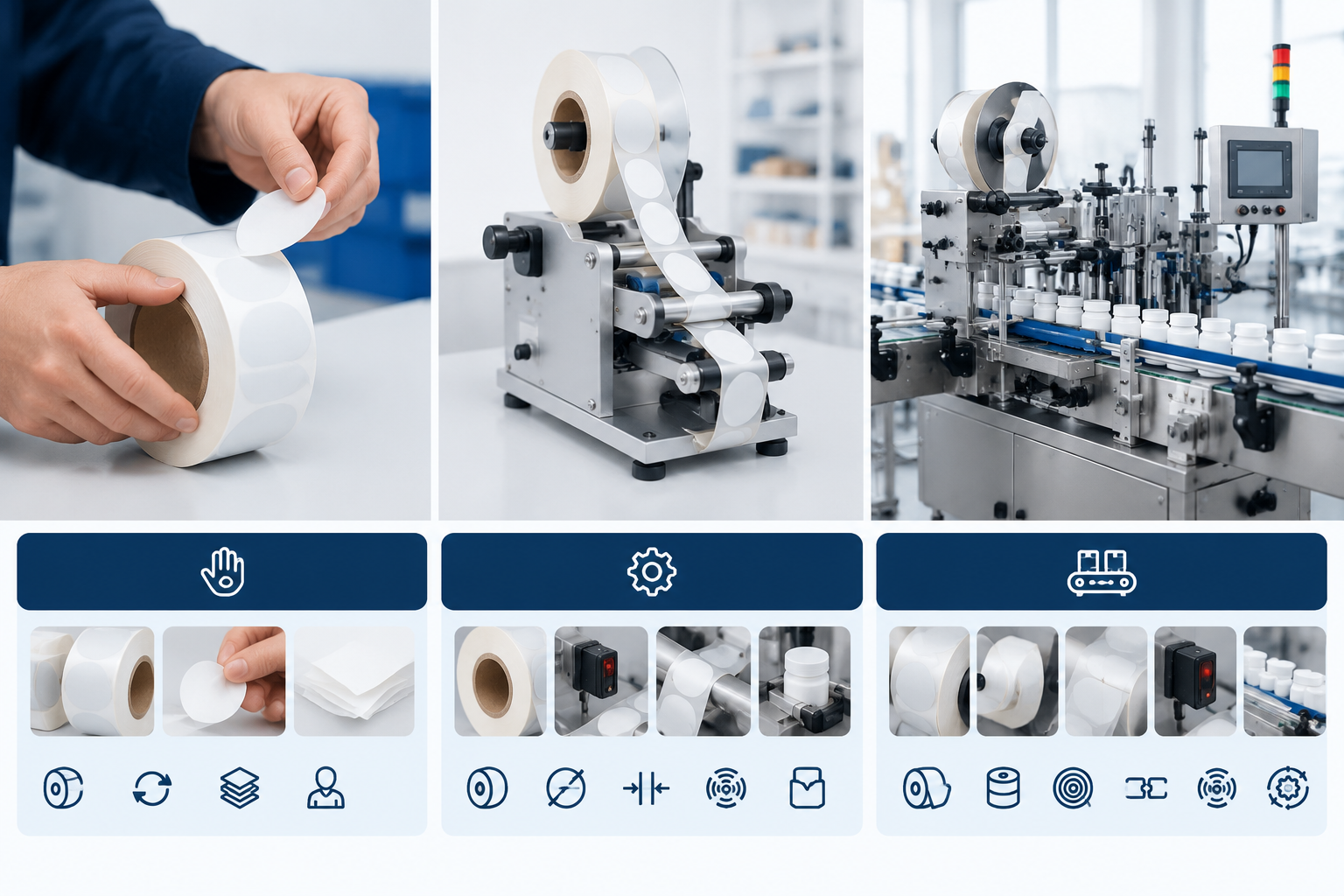 Comparison Table: Hand, Semi-Automatic, and Automatic Application