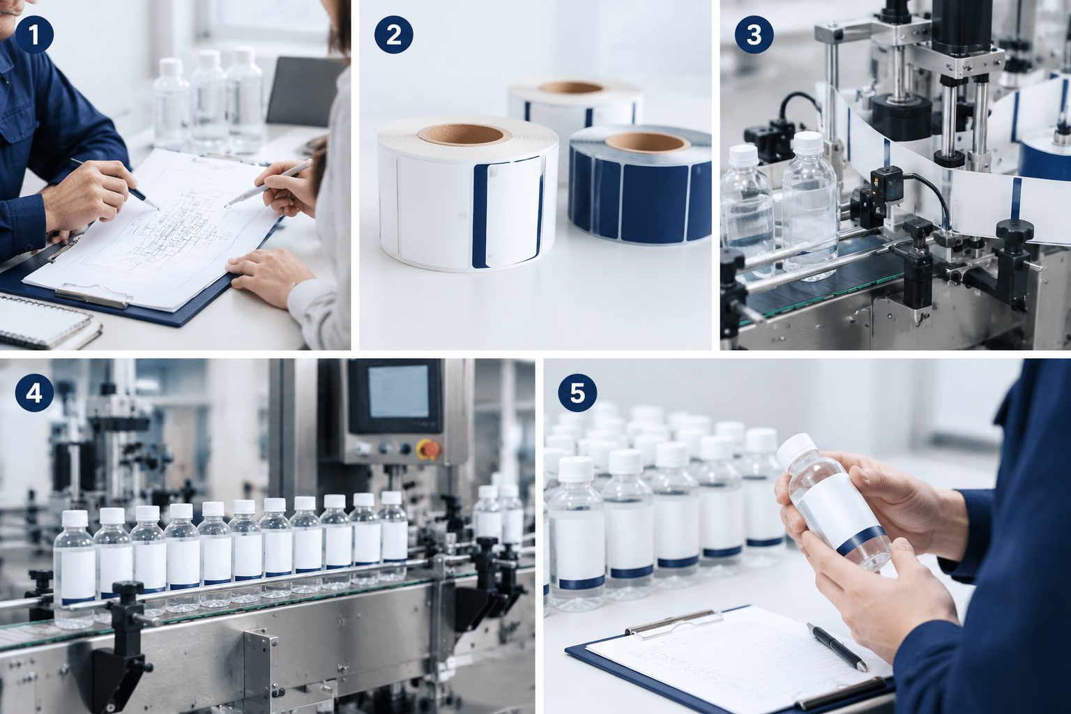 Follow a Trial Sequence With the Actual Container and Applicator